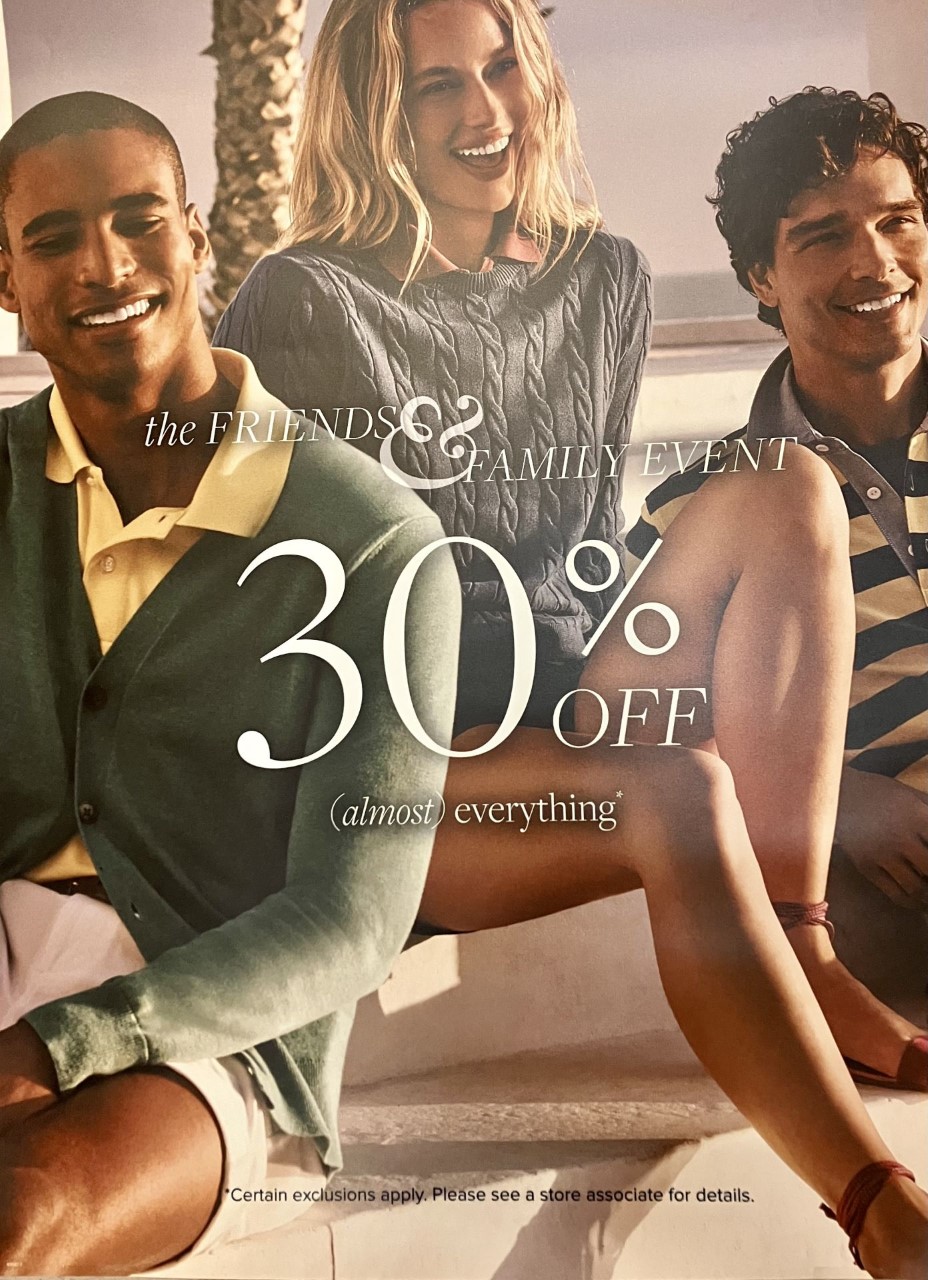 Friends &amp; Family Sale at Brooks Brothers icon